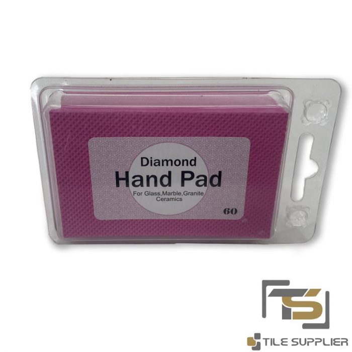 Diamond hand pad